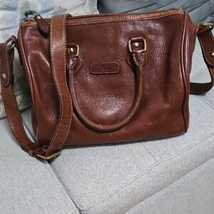 Brown Leather Handbag
